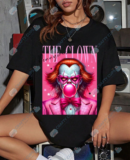 Pink Horror DTF Designs – Horror Merch Prints, Gothic DTF Transfers & Dark Apparel Art