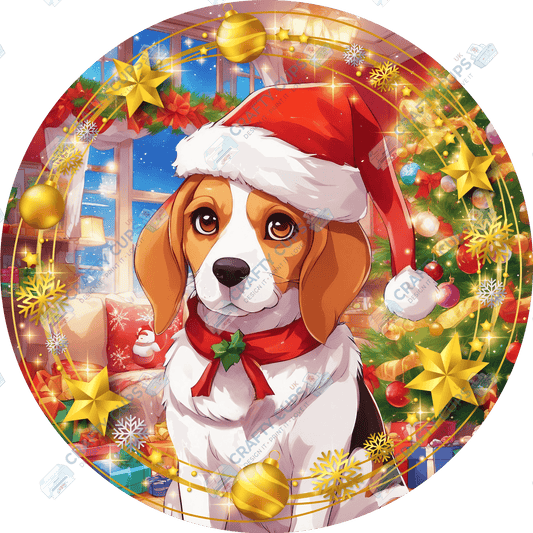 Christmas Dog Breeds DTF Transfer – Exclusive Secret Sub Design | Various Sizes – Crafty Cups UK