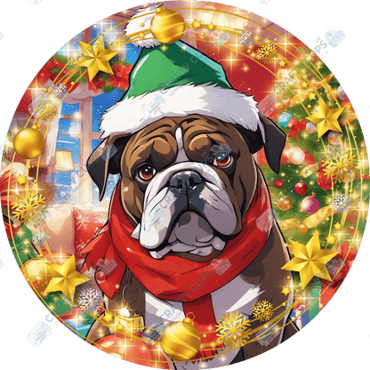 Christmas Dog Breeds DTF Transfer – Exclusive Secret Sub Design | Various Sizes – Crafty Cups UK