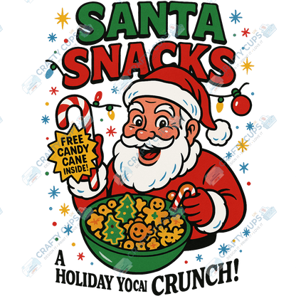 Christmas Cereal DTF Transfers – Fun Holiday Designs (4"–10")