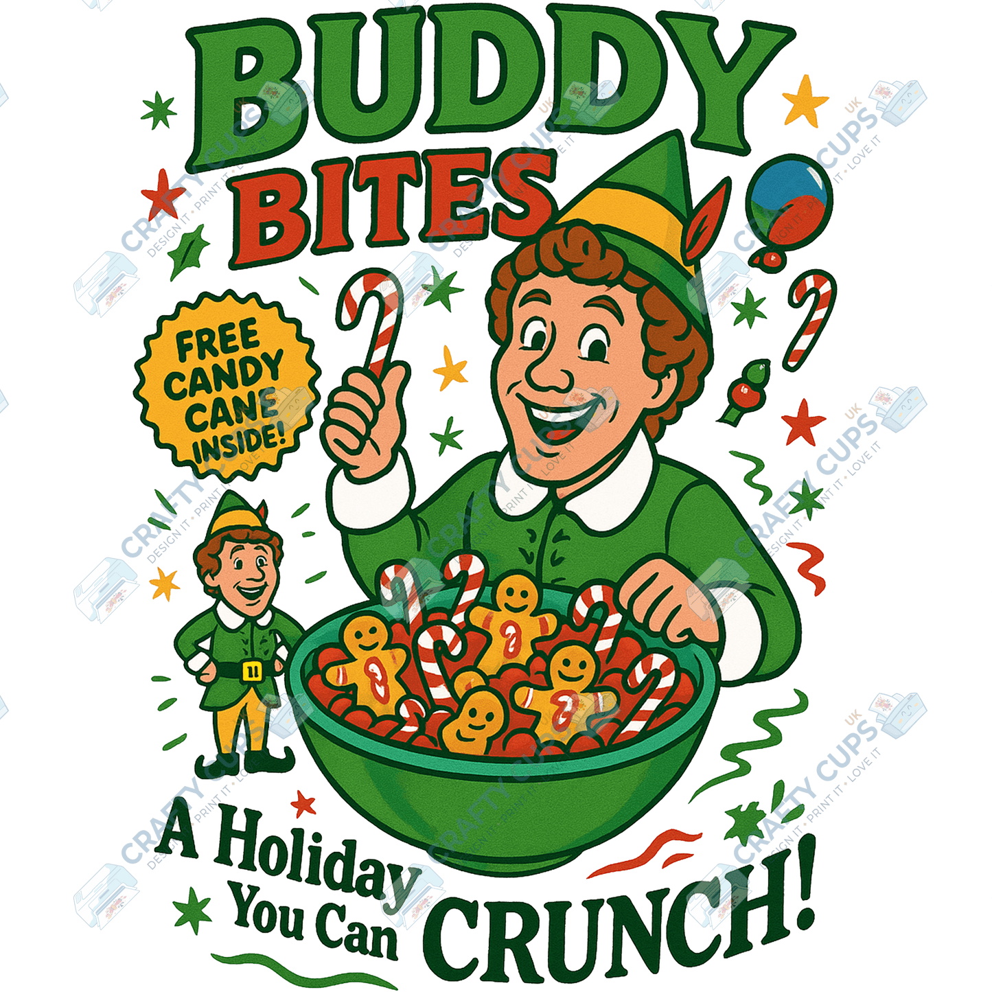 Christmas Cereal DTF Transfers – Fun Holiday Designs (4"–10")