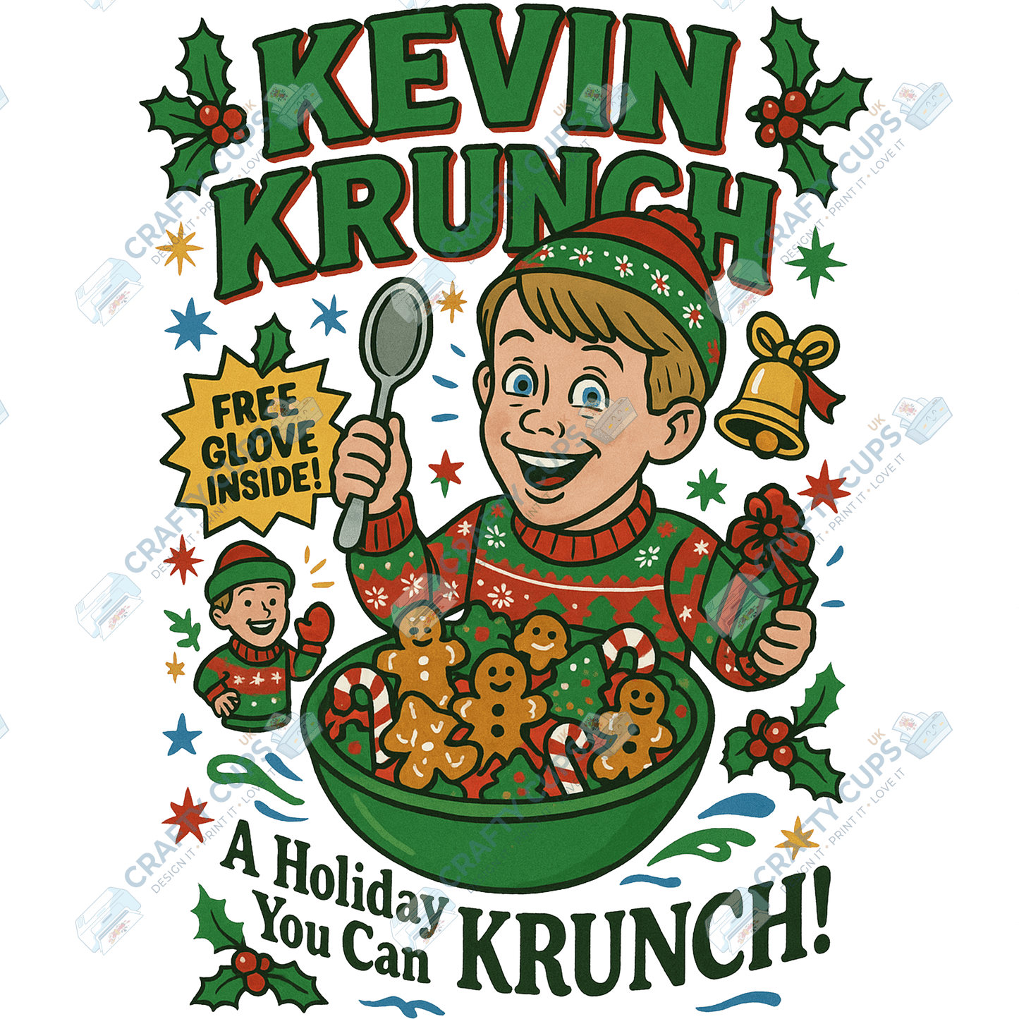 Christmas Cereal DTF Transfers – Fun Holiday Designs (4"–10")