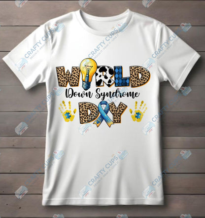 Down Syndrome Awareness DTF Designs – Support & Inclusion Prints for DTF Apparel