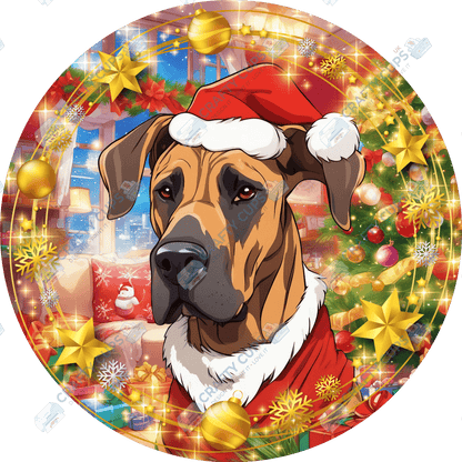 Christmas Dog Breeds DTF Transfer – Exclusive Secret Sub Design | Various Sizes – Crafty Cups UK