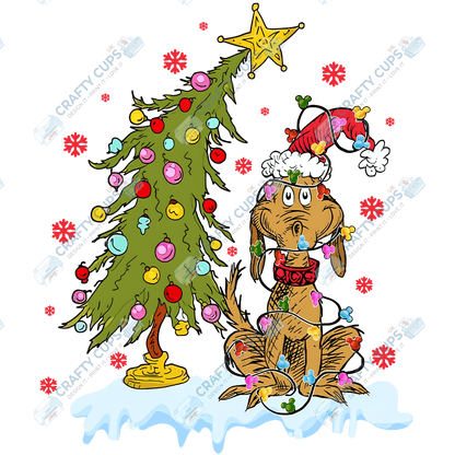 Grinch DTF Transfers – Various Christmas Designs & Sizes (4"–10")