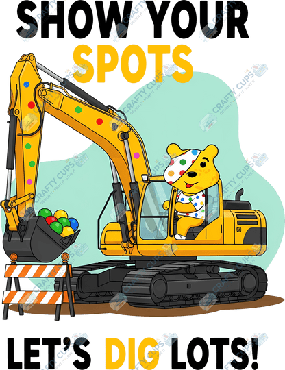 Children in Need Football DTF Transfers – Pudsey Bear Designs (4"–10")