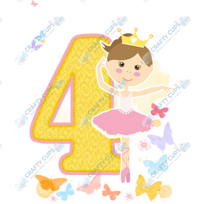 Ballet DTF Transfers – Cute Dance Designs for Ages 4–8 (4"–10")