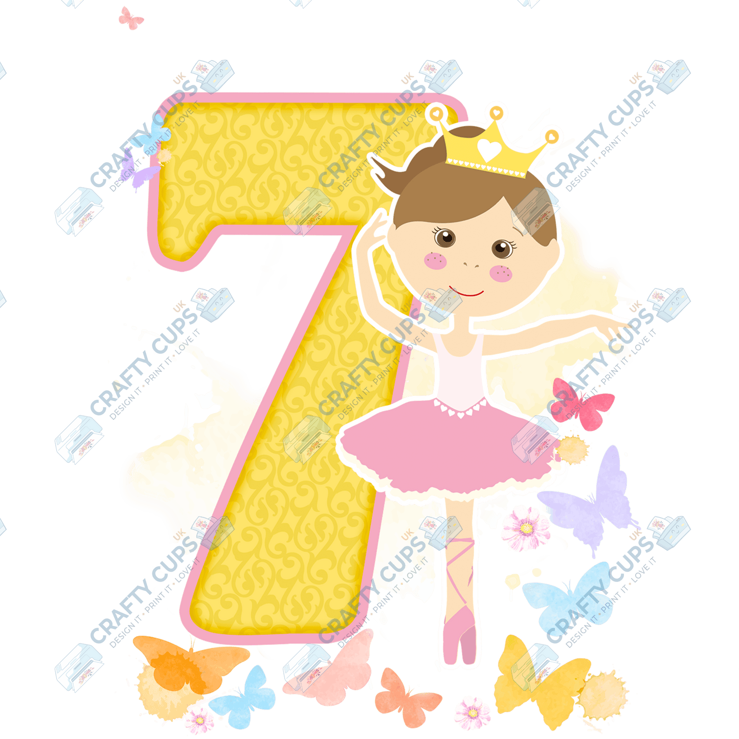 Ballet DTF Transfers – Cute Dance Designs for Ages 4–8 (4"–10")