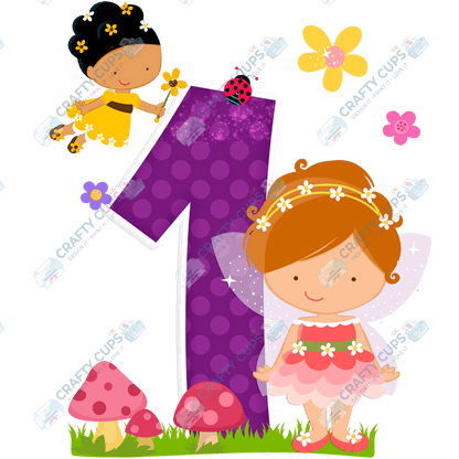 Fairy DTF Transfer for Kids (Ages 1–5) – Magical Fairy Design for Shirts & Outfits