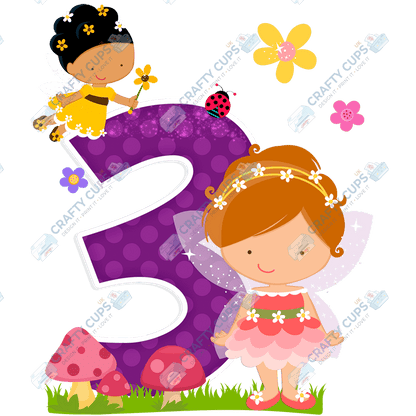 Fairy DTF Transfer for Kids (Ages 1–5) – Magical Fairy Design for Shirts & Outfits