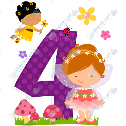 Fairy DTF Transfer for Kids (Ages 1–5) – Magical Fairy Design for Shirts & Outfits