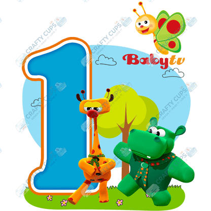 BabyTV DTF Transfers – Cute Designs for Ages 1–5