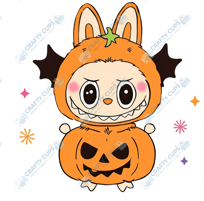 Chibi Monsters Halloween DTF Transfer – Cute Anime Style Various Sizes & Designs