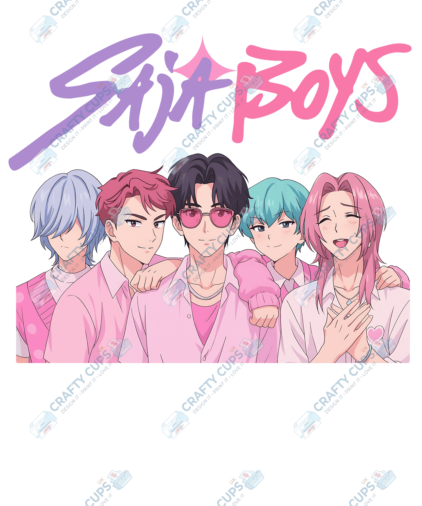 Demon Hunters DTF Transfer – Various Designs & Sizes, Heat Press Ready