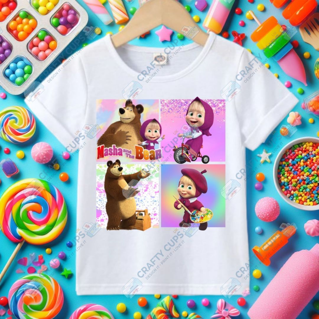 Character Squares DTF Transfers – Fun Character Designs (4"–10")