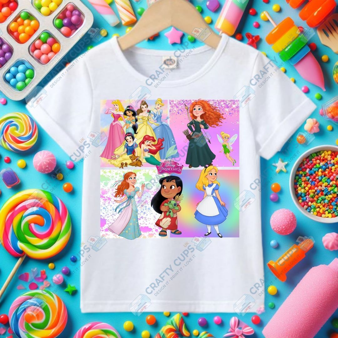 Character Squares DTF Transfers – Fun Character Designs (4"–10")