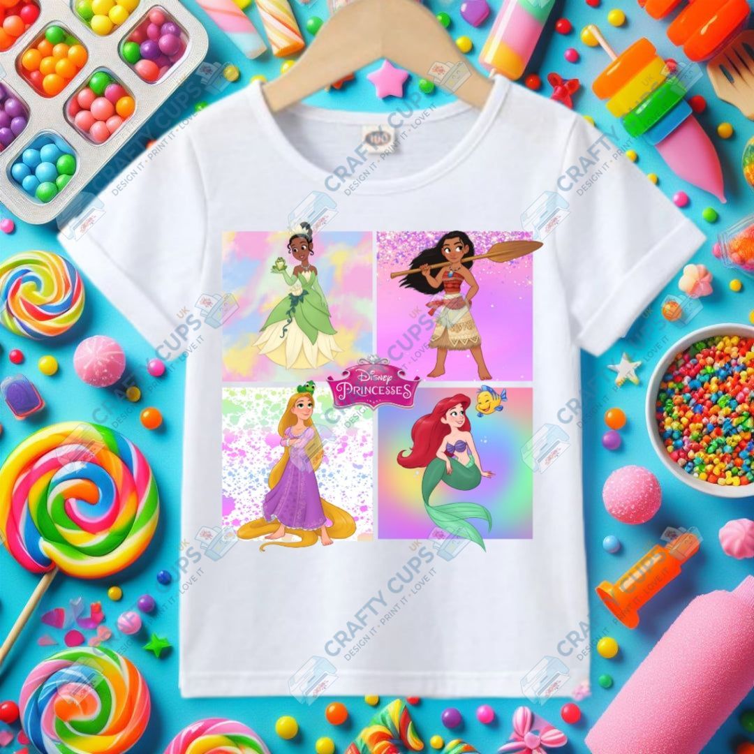 Character Squares DTF Transfers – Fun Character Designs (4"–10")