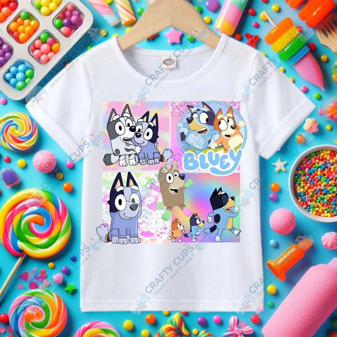 Character Squares DTF Transfers – Fun Character Designs (4"–10")