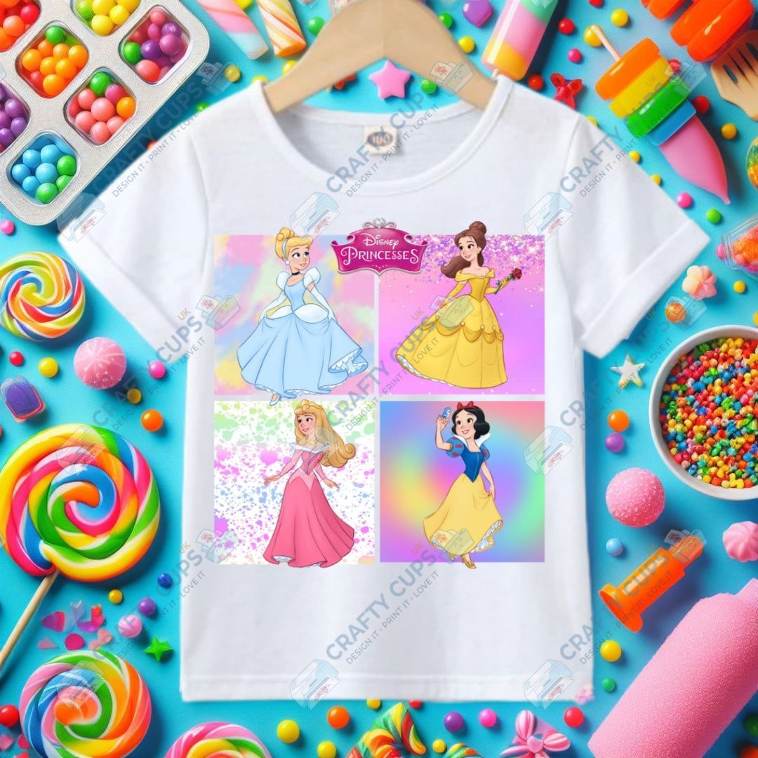 Character Squares DTF Transfers – Fun Character Designs (4"–10")