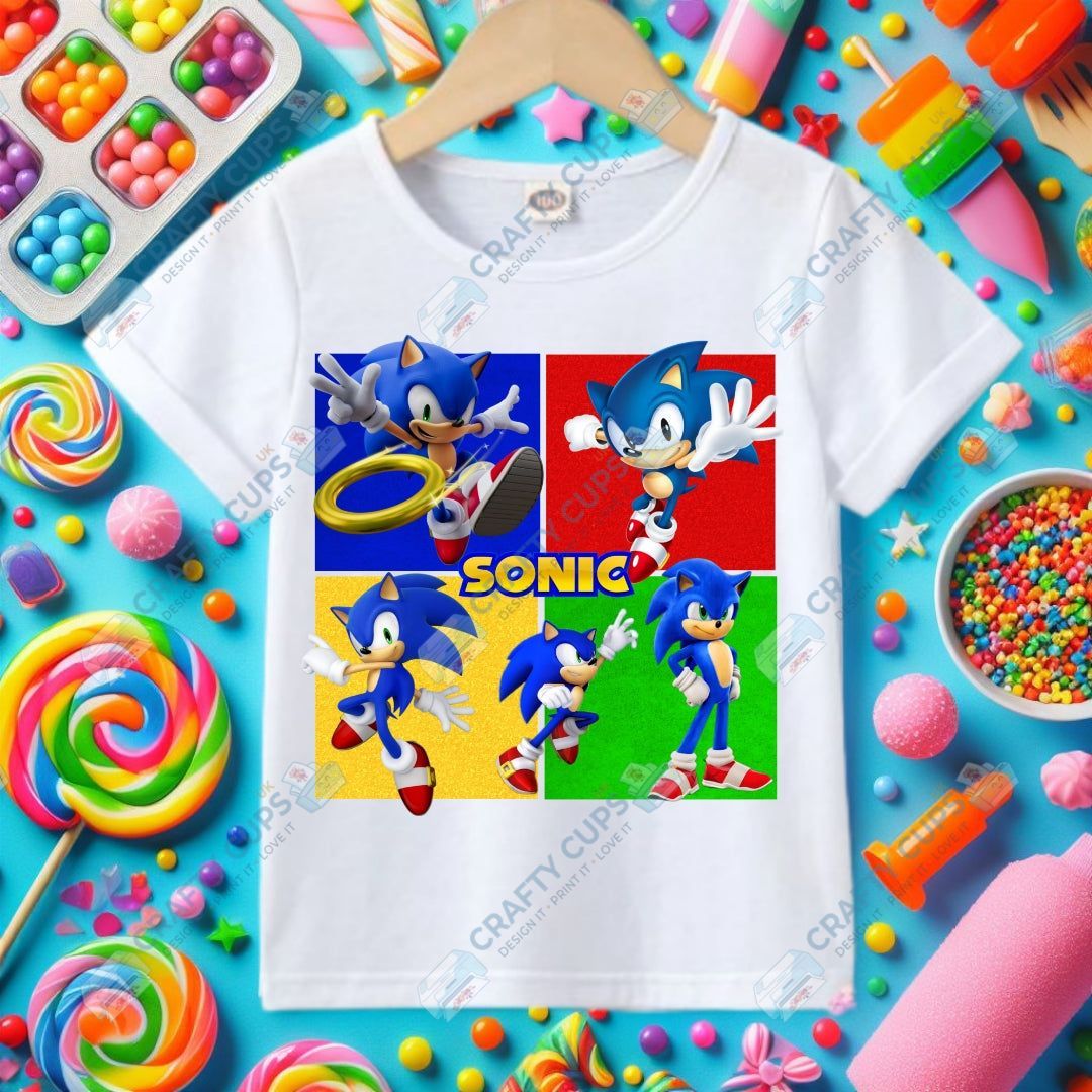 Character Squares DTF Transfers – Fun Character Designs (4"–10")