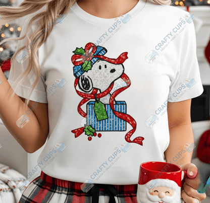 Faux Sequin Christmas DTF Transfers – Various Designs (4"–10")