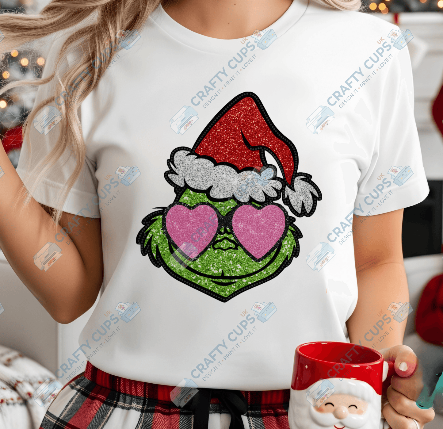 Faux Sequin Christmas DTF Transfers – Various Designs (4"–10")