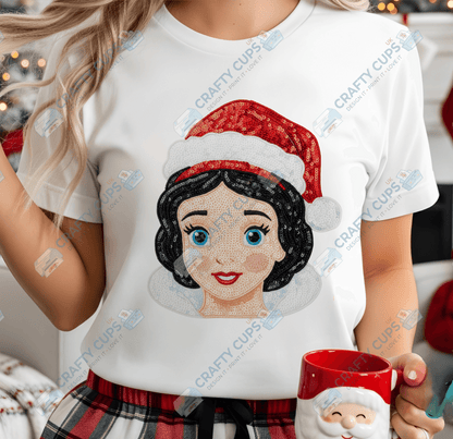 Faux Sequin Christmas DTF Transfers – Various Designs (4"–10")