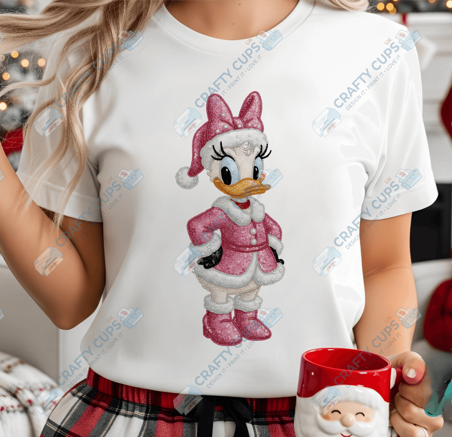 Faux Sequin Christmas DTF Transfers – Various Designs (4"–10")