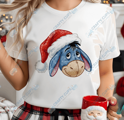 Faux Sequin Christmas DTF Transfers – Various Designs (4"–10")