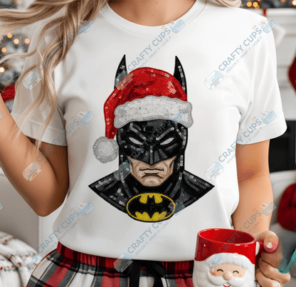 Faux Sequin Christmas DTF Transfers – Various Designs (4"–10")