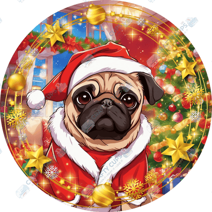 Christmas Dog Breeds DTF Transfer – Exclusive Secret Sub Design | Various Sizes – Crafty Cups UK