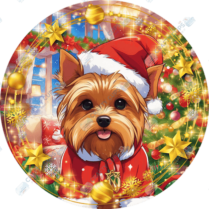 Christmas Dog Breeds DTF Transfer – Exclusive Secret Sub Design | Various Sizes – Crafty Cups UK