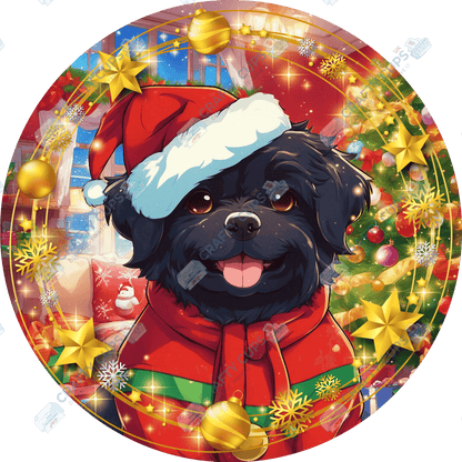 Christmas Dog Breeds DTF Transfer – Exclusive Secret Sub Design | Various Sizes – Crafty Cups UK