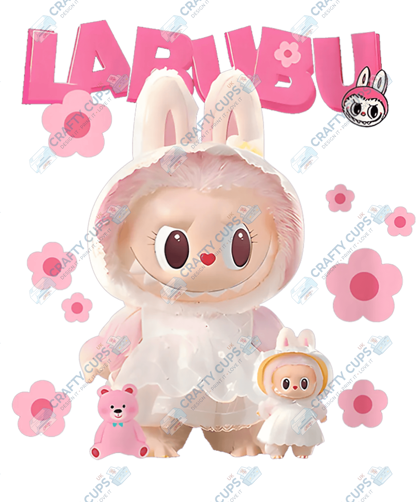 Chibi Monsters DTF Transfer – Cute Anime Style Various Sizes & Designs