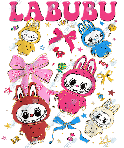 Chibi Monsters DTF Transfer – Cute Anime Style Various Sizes & Designs