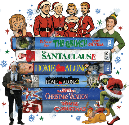 10-Inch Christmas DTF Transfers UK – Ready-to-Press Festive Heat Transfers for Clothing & Gifts