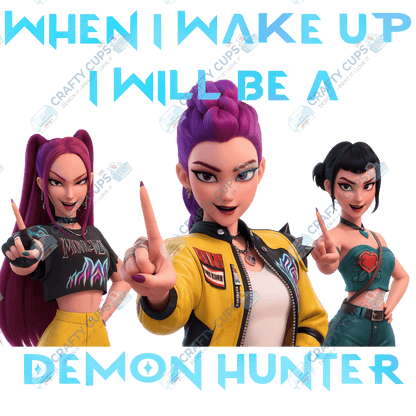 Demon Hunters Birthday DTF Transfer – Various Designs & Sizes, Heat Press Ready
