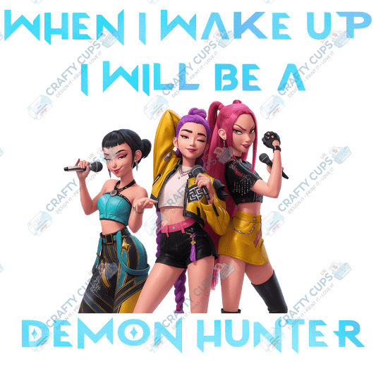 Demon Hunters Birthday DTF Transfer – Various Designs & Sizes, Heat Press Ready