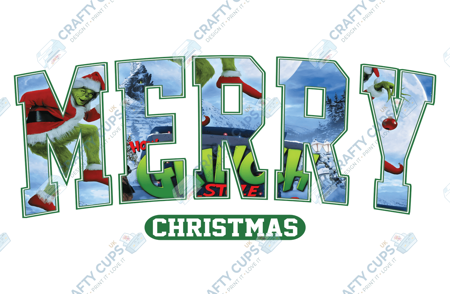 10-Inch Christmas DTF Transfers UK – Ready-to-Press Festive Heat Transfers for Clothing & Gifts