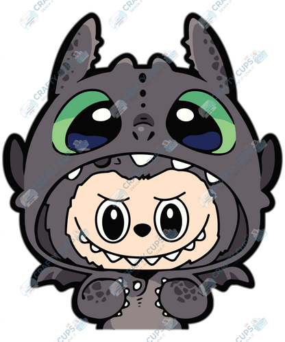 Chibi Monsters DTF Transfer – Cute Anime Style Various Sizes & Designs