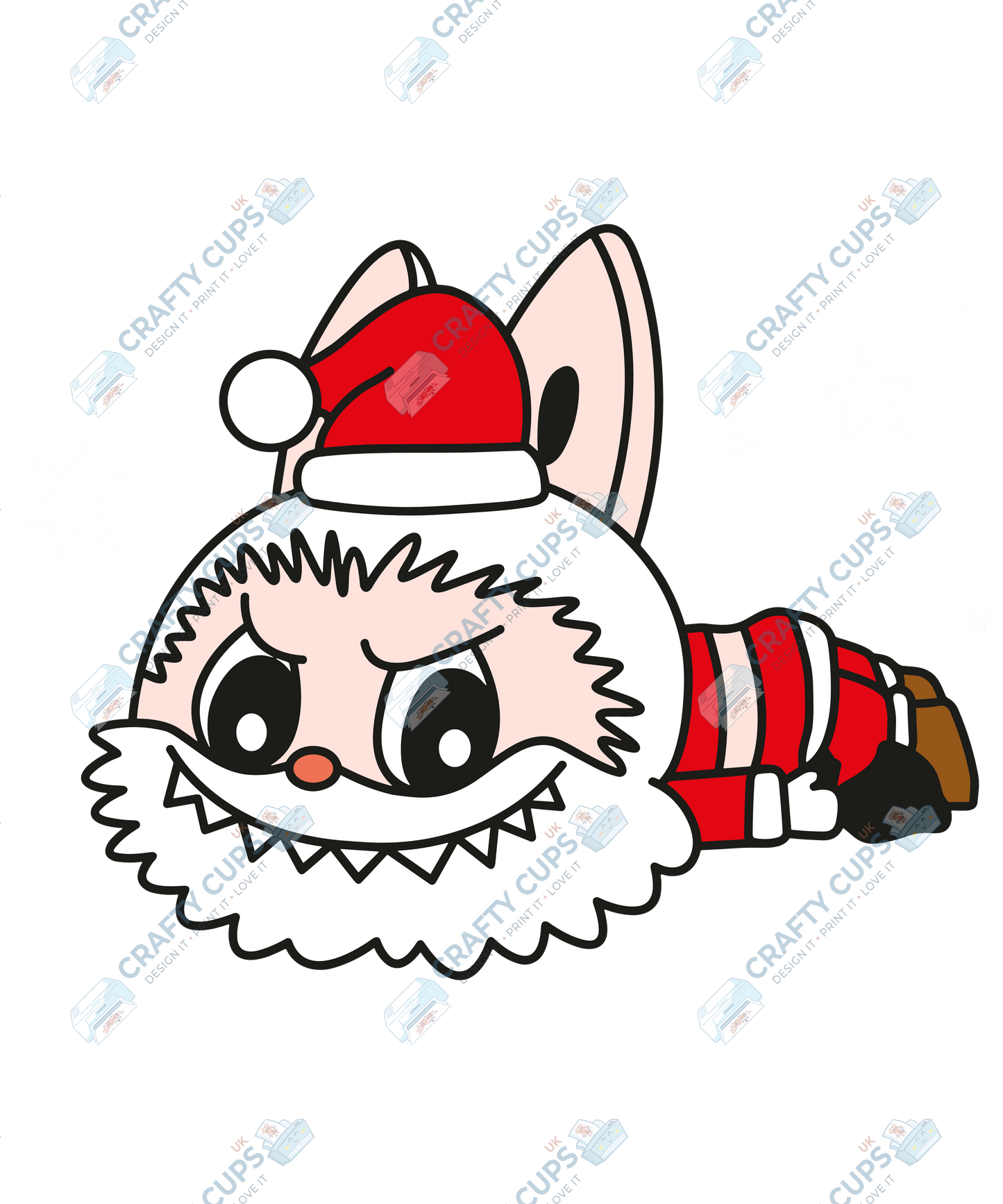 Chibi Monster Christmas DTF Transfer – Cute Festive Design, Various Sizes & Designs, Heat Press Ready