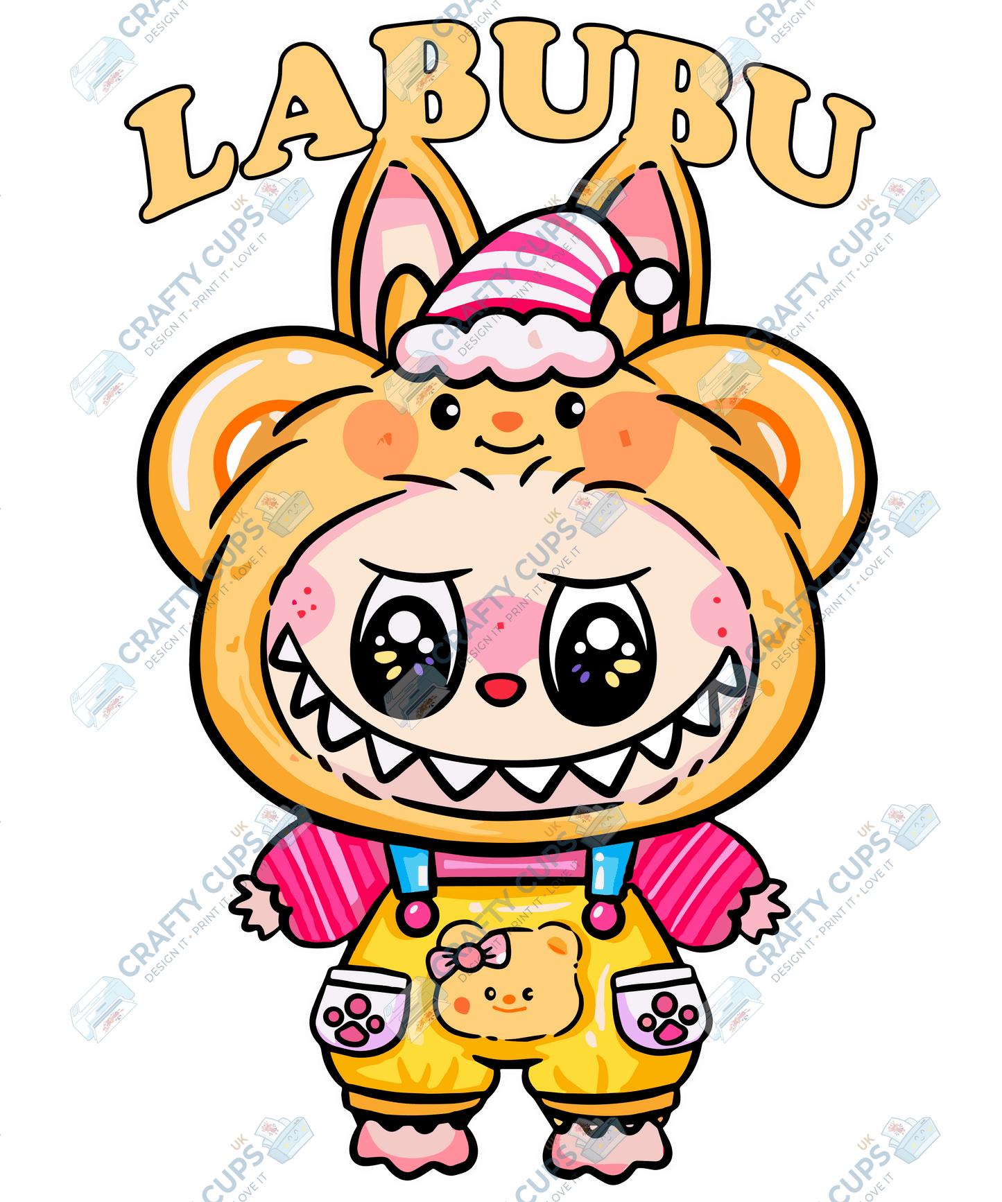 Chibi Monsters DTF Transfer – Cute Anime Style Various Sizes & Designs