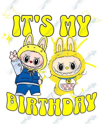 Chibi Monster Birthday DTF Transfers – Cute Anime-Inspired Prints for Party Shirts, Gifts & More