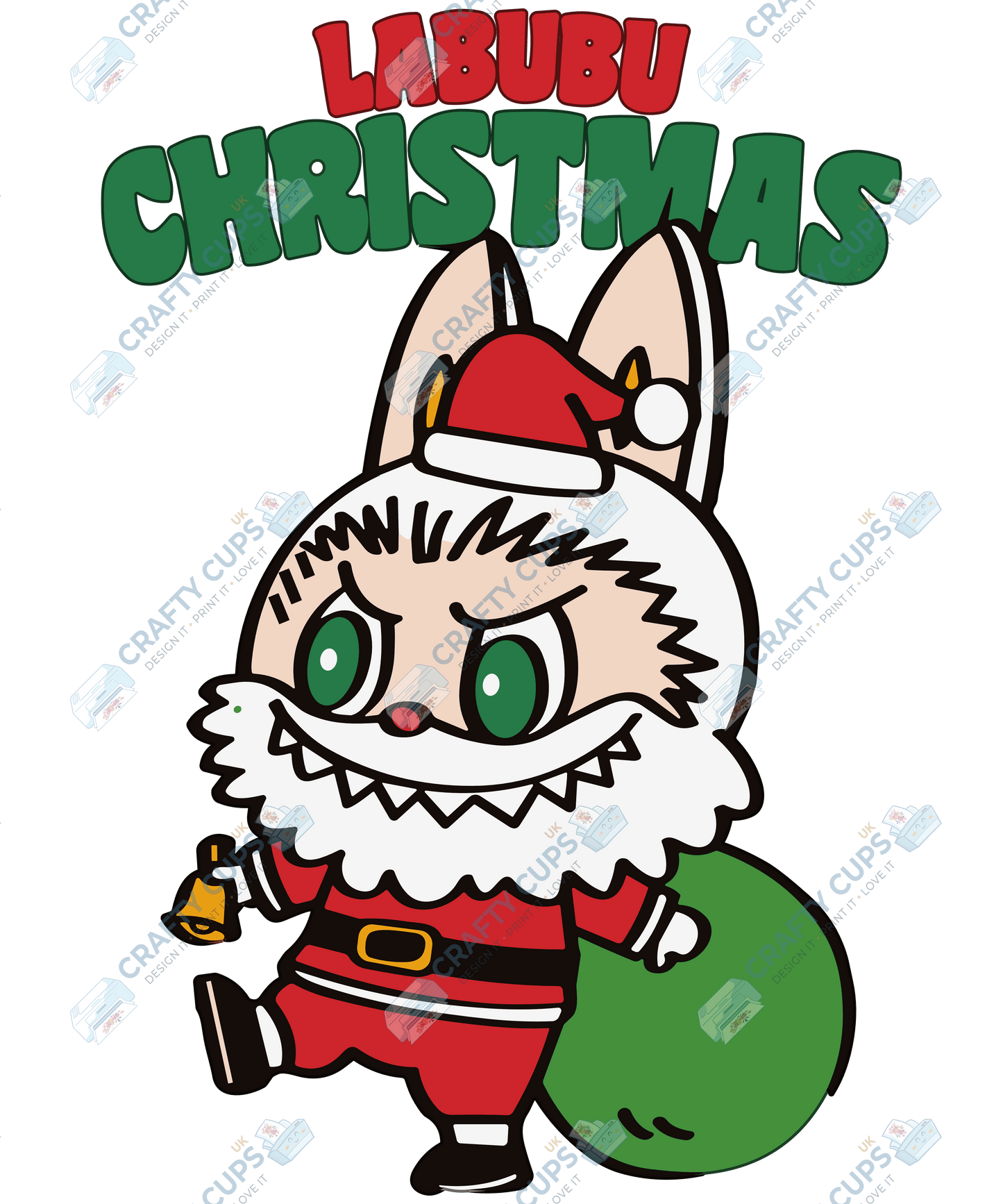 Chibi Monster Christmas DTF Transfer – Cute Festive Design, Various Sizes & Designs, Heat Press Ready