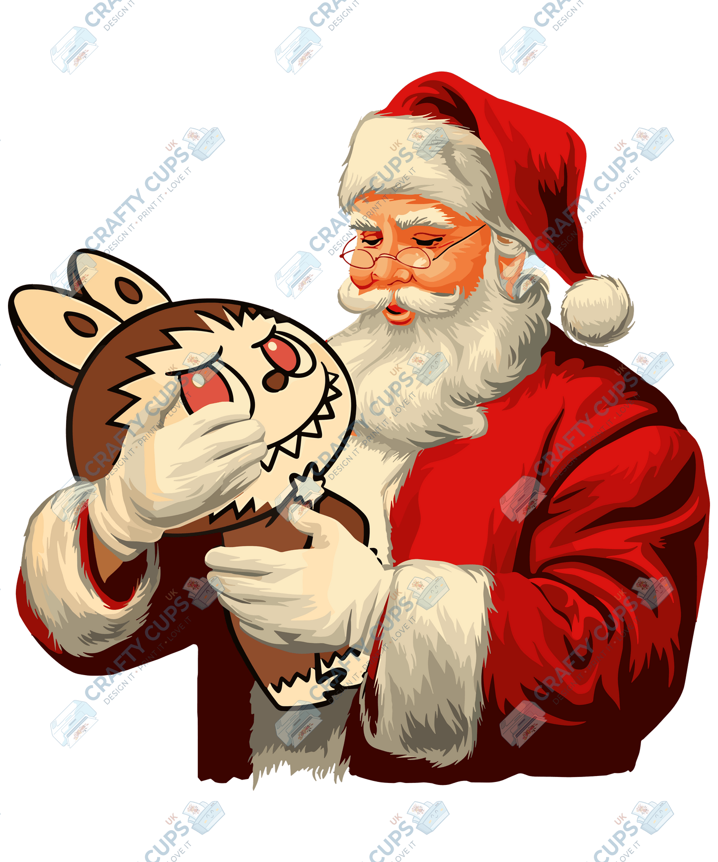 Chibi Monster Christmas DTF Transfer – Cute Festive Design, Various Sizes & Designs, Heat Press Ready