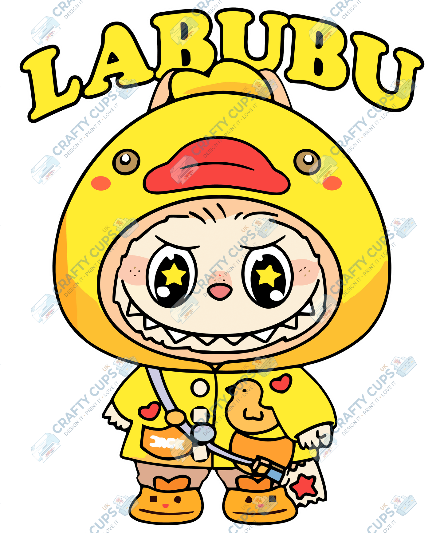 Chibi Monsters DTF Transfer – Cute Anime Style Various Sizes & Designs