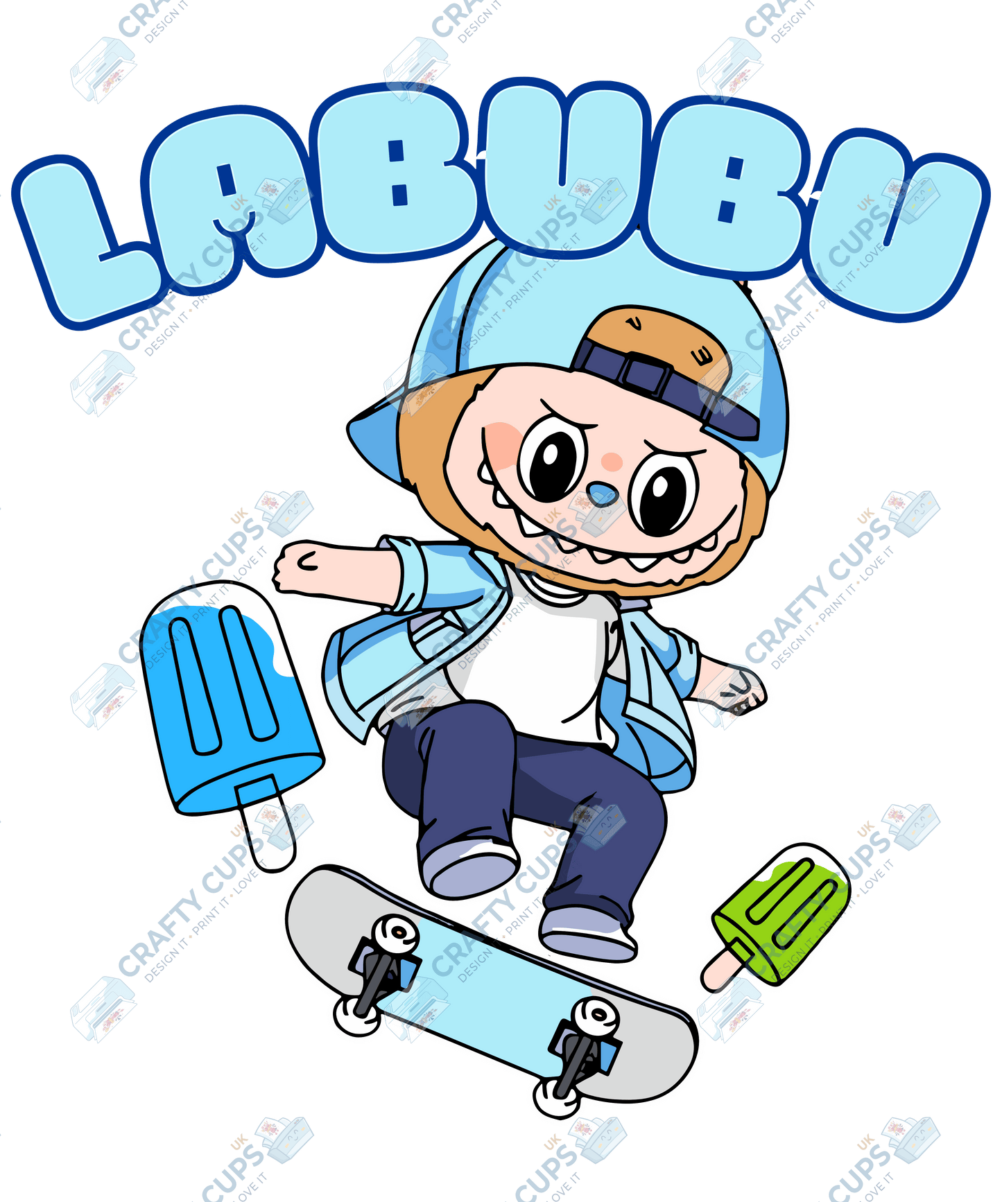 Chibi Monsters DTF Transfer – Cute Anime Style Various Sizes & Designs