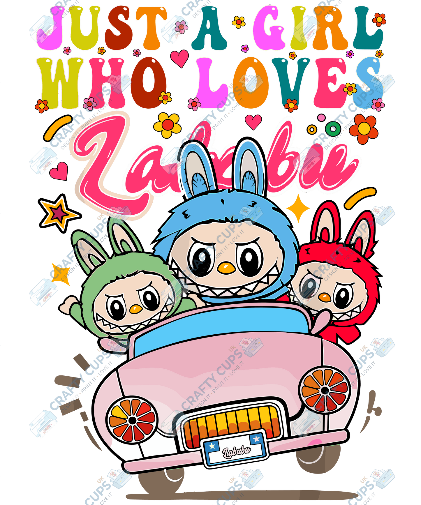 Chibi Monsters DTF Transfer – Cute Anime Style Various Sizes & Designs