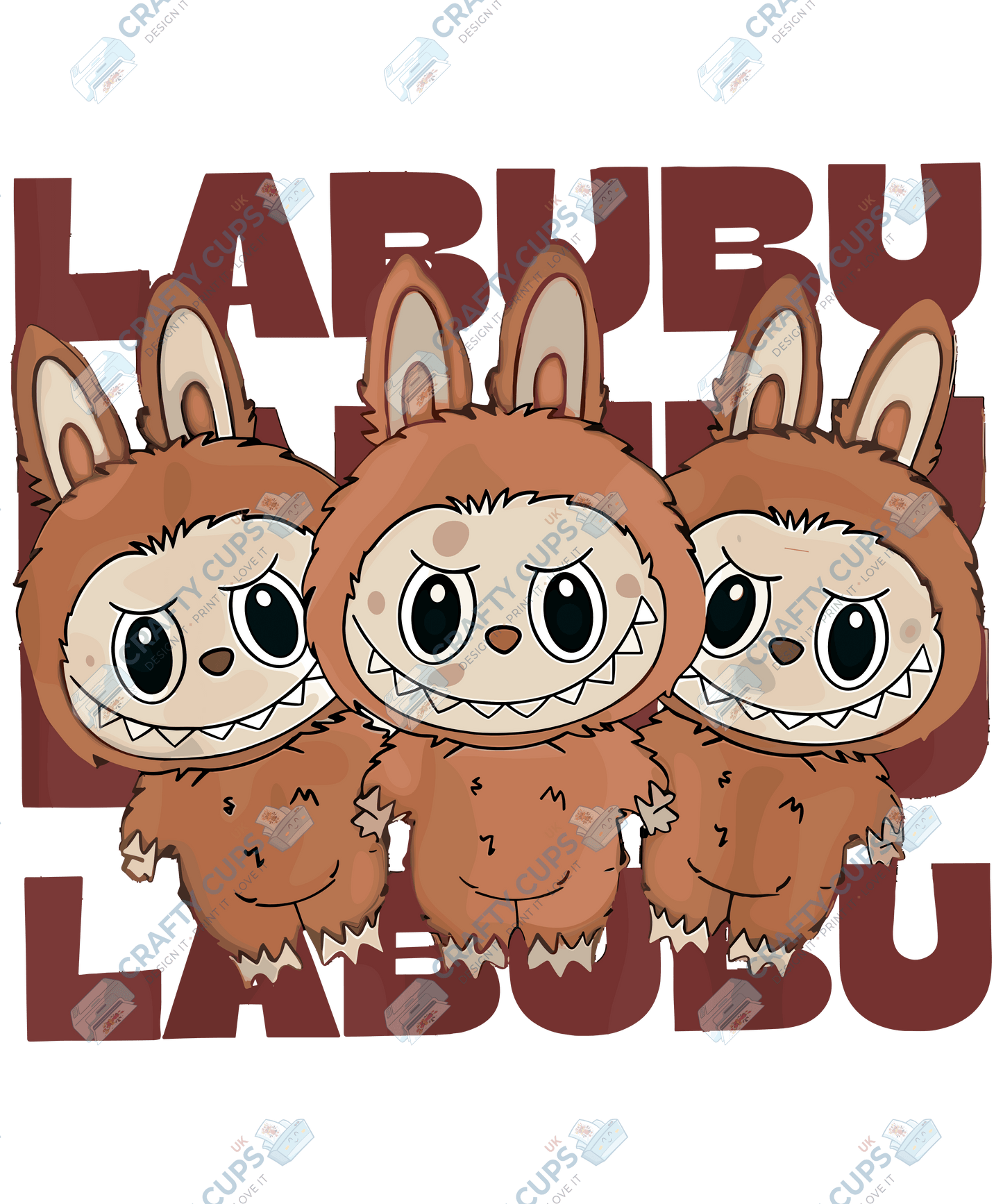 Chibi Monsters DTF Transfer – Cute Anime Style Various Sizes & Designs