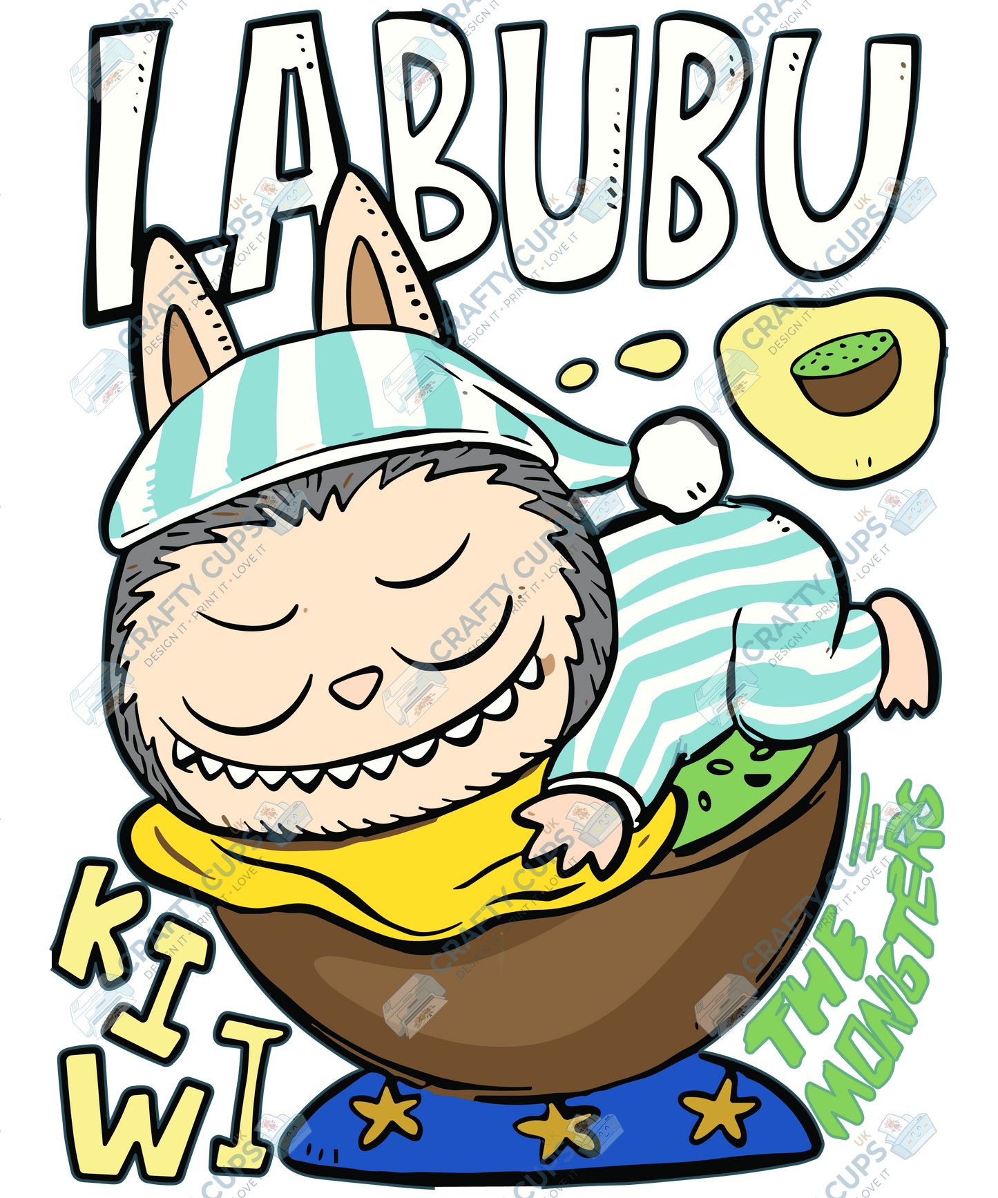 Chibi Monsters DTF Transfer – Cute Anime Style Various Sizes & Designs